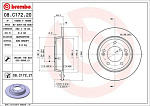 08C17221 BREMBO BREMBO Тормозной диск (цена за 1шт) 08C17221