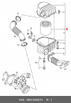 CH1412 SAMPIYON Фильтр воздушный Audi A1 >10, Scoda Fabia II >10, Roomster >10, VW Polo >09