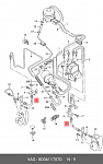 6T46800 LPR Шланг тормозной 6T46800