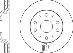 BR33140T SB NAGAMOCHI Диск тормозной передний AUDI A3 04>/VW CADDY 04>/G5/TOURAN 03> BR33140T