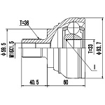 Z87475R ZIKMAR ШРУС наружный