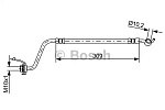 1987481890 BOSCH Шланг тормозной задний правый (BH1774)