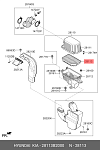 DH281131R100 DAE HO FILTER-AIR CLEANER