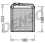 DRR32005 DENSO DRR32005 VW Pasast 1.9TDI 05- радиатор печки