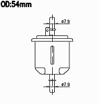 FS3208 JS ASAKASHI Фильтр топливный.