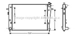 HY2204 AVA Радиатор системы охлаждения HYUNDAI: TUCSON (JM) 2