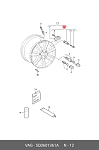 11SPTR9997RA CGA Ремкомплект, датчик колеса 5Q0601361A