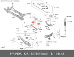 PXCBB029A PARTS-MALL Втулка стабилизатора KIA SPORTAGE 10-/HYUNDAI IX35 10-