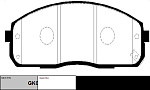 GK0483 CTR Колодки тормозные дисковые передние с антискрип. пластинами Hyundai Porter 04> (старый арт. CKKH-29) GK0483