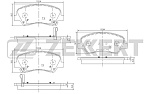 BS1910 ZEKKERT Колодки торм. диск. передн. Hyundai Solaris IV 10-, Kia Rio III-IV 11-.