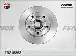 TB215863 FENOX Диск тормозной задний AUDI A4/A4 Avant 95-01 TB215863