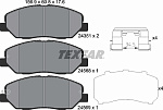 2435101 TEXTAR Колодки тормозные HYUNDAI Santa Fe (12-) KIA Sorento (12-) передние (4шт.) TEXTAR