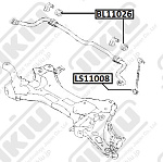 BL11026 JIKIU Втулка стабилизатора. Hyundai ix35 Tucson Kia Sportage