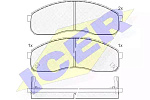 141455 ICER Колодки тормозные дисковые