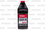PBF401 PATRON Жидкость тормозная 970г (849мл) DOT-4 для авто c ABS/ESP/ASR/DSC, FMVSS 116, ISO 4925 class 4, JIS K