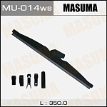 MU014WS MASUMA щетка зимняя! 350mm под крючок\ Оптимум