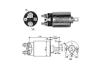 ZM690 ZM Втягивающее реле стартера