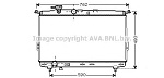 HY2106 AVA Радиатор системы охлаждения