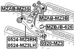 0520MZ3 FEBEST Опора шаровая MAZDA 3 (BK/BL) 0520-MZ3