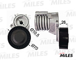 AG00041 MILES Натяжитель ремня. SEAT IBIZA/VW POLO/SKODA FABIA 1.2