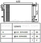 PXNCB048 PARTS-MALL Радиатор кондиционера KIA CERATO PMC 976062F000.