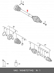 HLRC0375 HLLT ШРУС ВНЕШНИЙ SKODA YETI (10...), VW SCIROCCO (09-14), PASSAT/VARIANT/SANTANA (06-15)