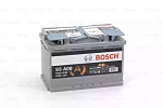 0092S5A080 BOSCH Аккумуляторная батарея BOSCH 70 А/ч 175x278x190 12v Обратная полярность 760A