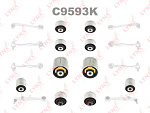 C9593K LYNXAUTO Сайлентблоки, комплект. AUDI A4 1.6-2.8 95-00 / A6 1.8-4.2 97-05, SKODA Superb 1.8T-2.8 01-08, VW Passat 1.6-4.0 96-05