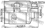 2211XM12RH FEBEST ШРУС внутренний правый 33X42X28 SANTA FE 2012- 2211-XM12RH