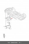 BSG90922087 BSG Шумоизоляция двигателя нижняя-передняя / AUDI A3, Q2, SEAT Ateca, Leon, SKODA Karoq, Octavia-IV, Sup