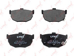 BD3612 LYNXAUTO Колодки тормозные задние HYUNDAI Elantra 1.6 00-06, KIA Cerato 1.5D-2.0D 04-08, NISSAN Maxima 3.0 91-94.