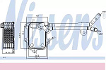 90679 NISSENS РАДИАТОР МАСЛЯНЫЙ VAG A3/YETI/RAPID/G6/TIGUAN/TOURAN 1.4T/1.6 08-