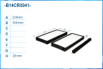 B14CR0041 CWORKS Фильтр салонный пылевой (Замена для B14CR0113)