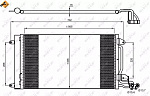 35910 NRF Радиатор кондиционера