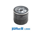 LS969 PURFLUX Фильтр масляный AUDI: A3 (8V1) 1.2TFSi/1.4TFSi 12-, A4 (B9) 1.4TFSi 15- \ SEAT: ALHAMBRA 1.4TSi 15-,