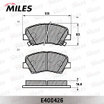 E400426 MILES Колодки тормозные HYUNDAI i30/ELANTRA 11-/CEED 12- передние E400426