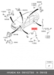 N1A25170 NEROLI Датчик ABS RR KIA OPTIMA III 10- LH