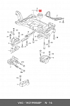 Z13276 ZENTPARTS Опора двигателя. Z13276_подушка ДВС верхняя Audi A3, Skoda Octavia 1.6-2.0SDi 03>