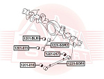 1225SOR1 ASVA Рычаг задн. подвески (L/R) поперечный, снизу