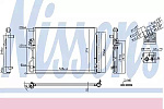 940771 NISSENS Автозапчасть/Конденсер KIA SPORTAGE IV HYUNDAI TUCSON 2.0D 15-