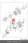 93740796 DAEWOO Генератора регулятор DELPHI \ Chevrolet Matiz II