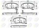 CBP32040 COMLINE КОЛОДКИ ПЕР HYU ACCENT 1.4I 11-