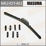 MU014U MASUMA щетка плоская! 350mm универсальная\