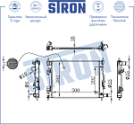 STR0302 STRON Радиатор двигателя