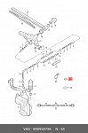 VWB1814 STARTVOLT Моторедуктор стеклооч. задний для а/м VAG Tiguan (07-)/Tiguan II (16-)/Golf V (05-) (VWB 1814)