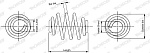 SN3250 MONROE Пружина ходовой части зад прав/лев