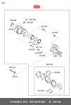 108292 DEQST Ремонтный комплект суппорта ()