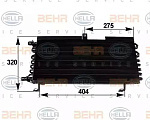 8FC351038281 HELLA Конденсатор, кондиционер