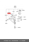 CQKH73R CTR Рычаг подвески HYUNDAI SANTAMO CQ0146R