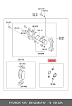 77A1316 MASTERKIT 77A1316 Ремкомплект тормозного суппорта Nissan JUKE (F15) 2010 -, Suzuki SX4 (EY, GY) 2006 -.